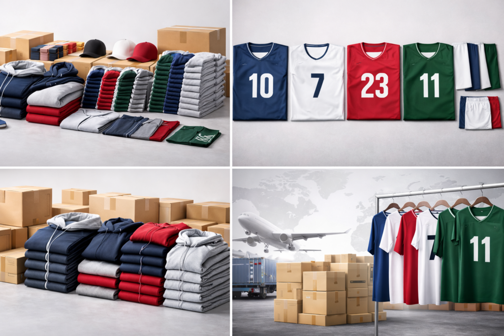 International Sportswear Supply for Teams & Bulk Orders